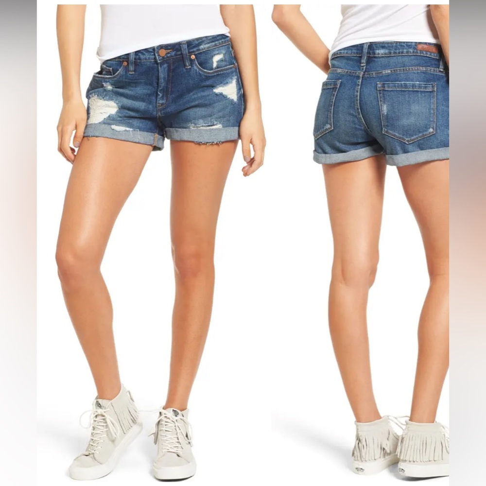 NEW! BLANKNYC DISTRESSED ROLL UP SHORTS | SIZE 28